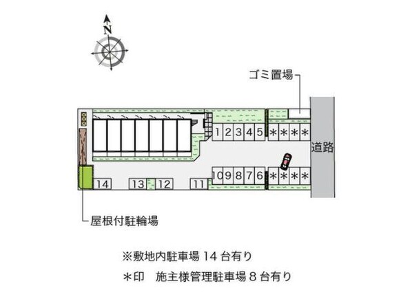 レオパレスフアモの物件外観写真